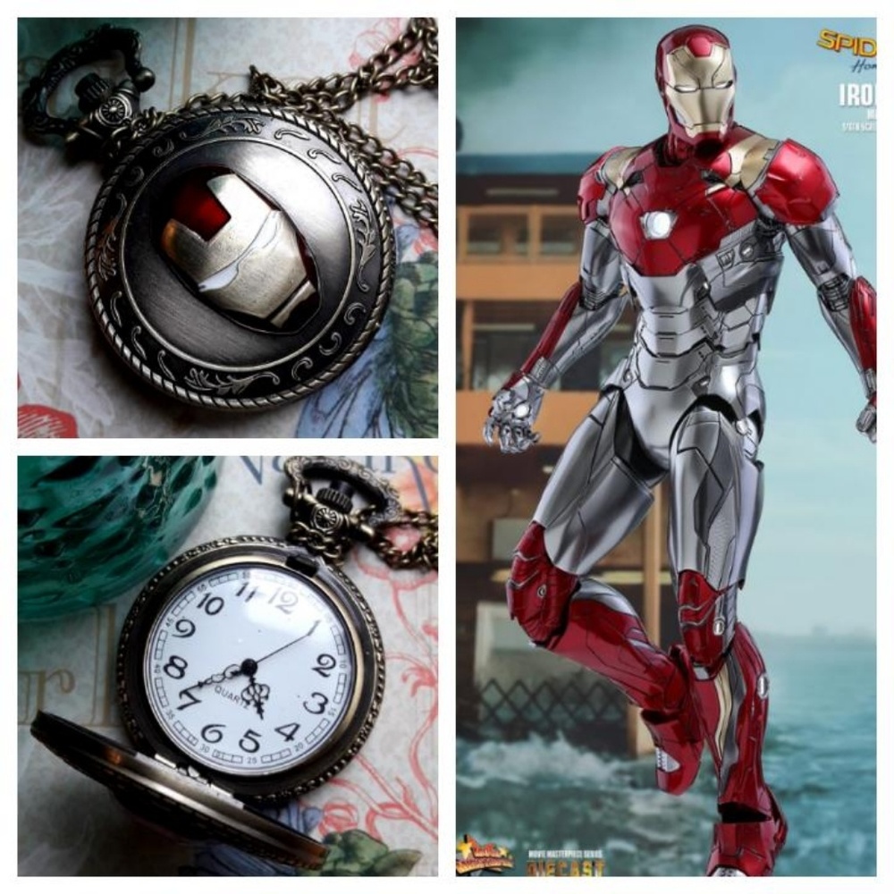 Iron man pocket watch - Picture 1 of 6